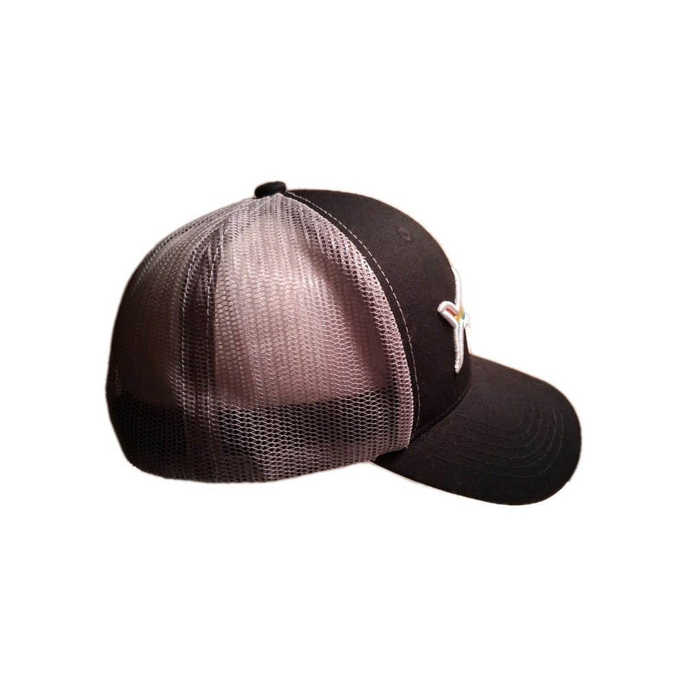 Mahi Mahi Fish Men's Hat One Size Fits All Colorful Embroidery Black Adjustable - Picture 3 of 8